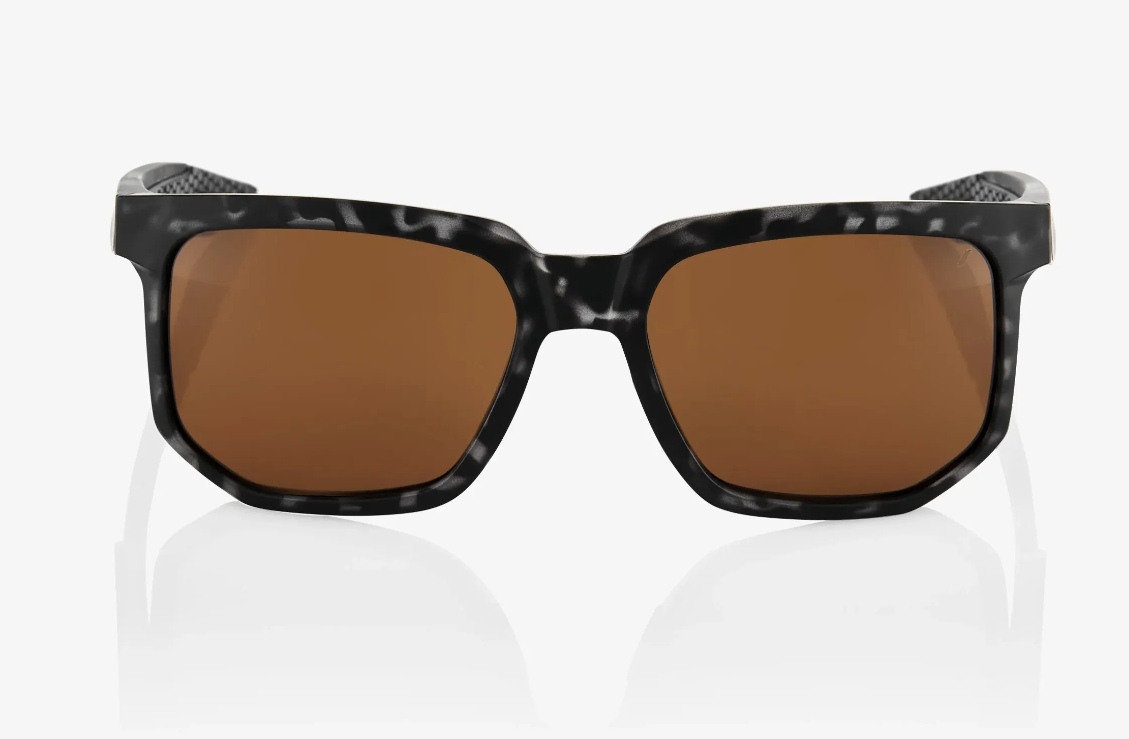 100% Sunglasses - Centric - Matte Black Havana - Bronze Lens