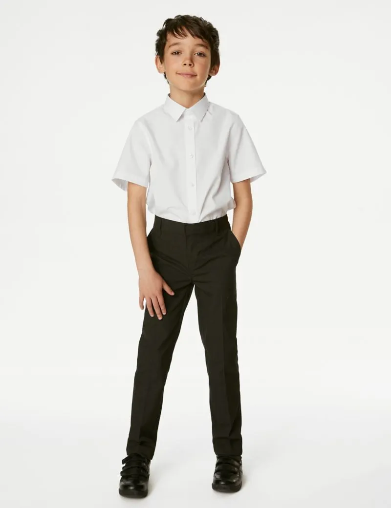 3pk Boys' Easy Iron School Shirts (2-16 Yrs)