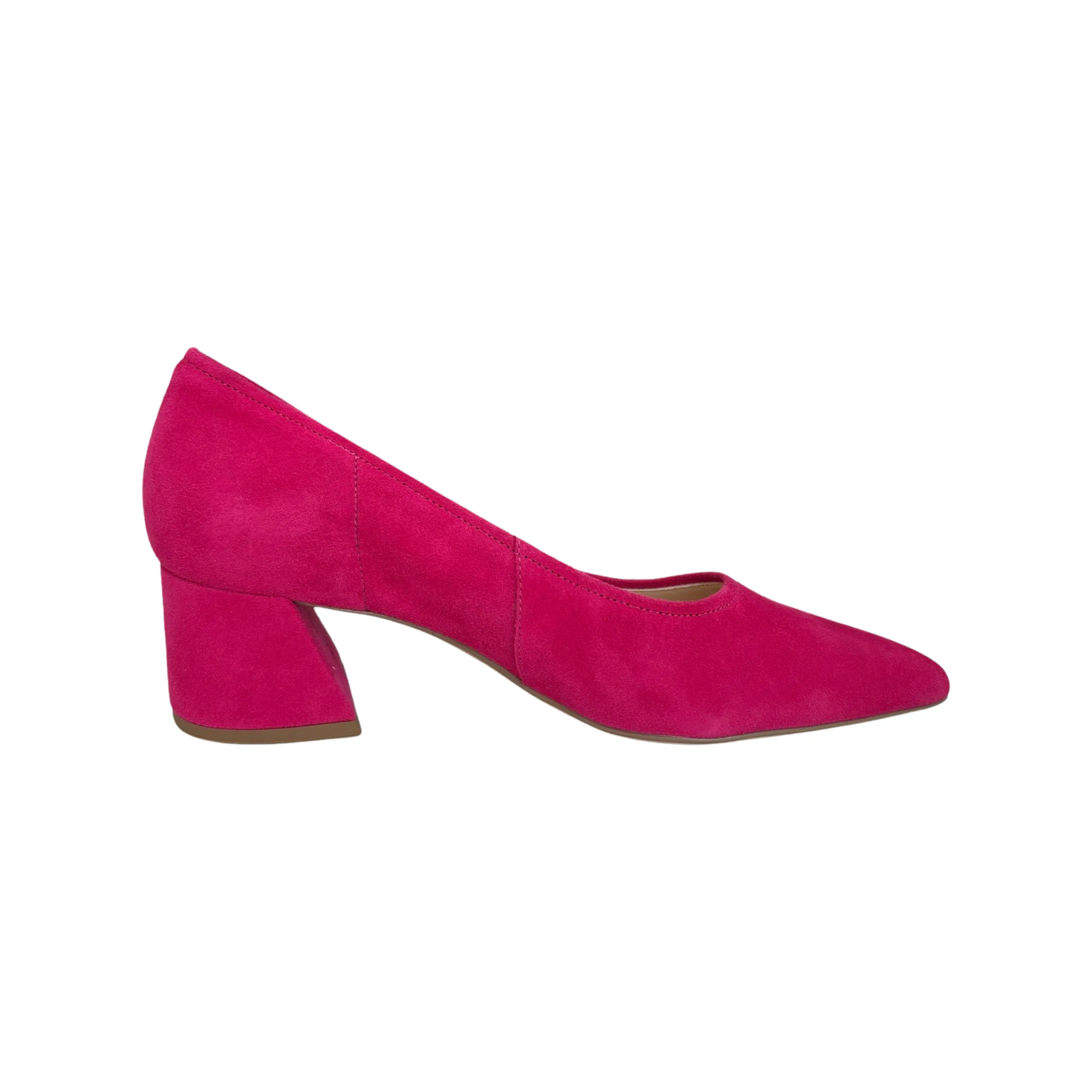 7-104500 Pink Suede Pump