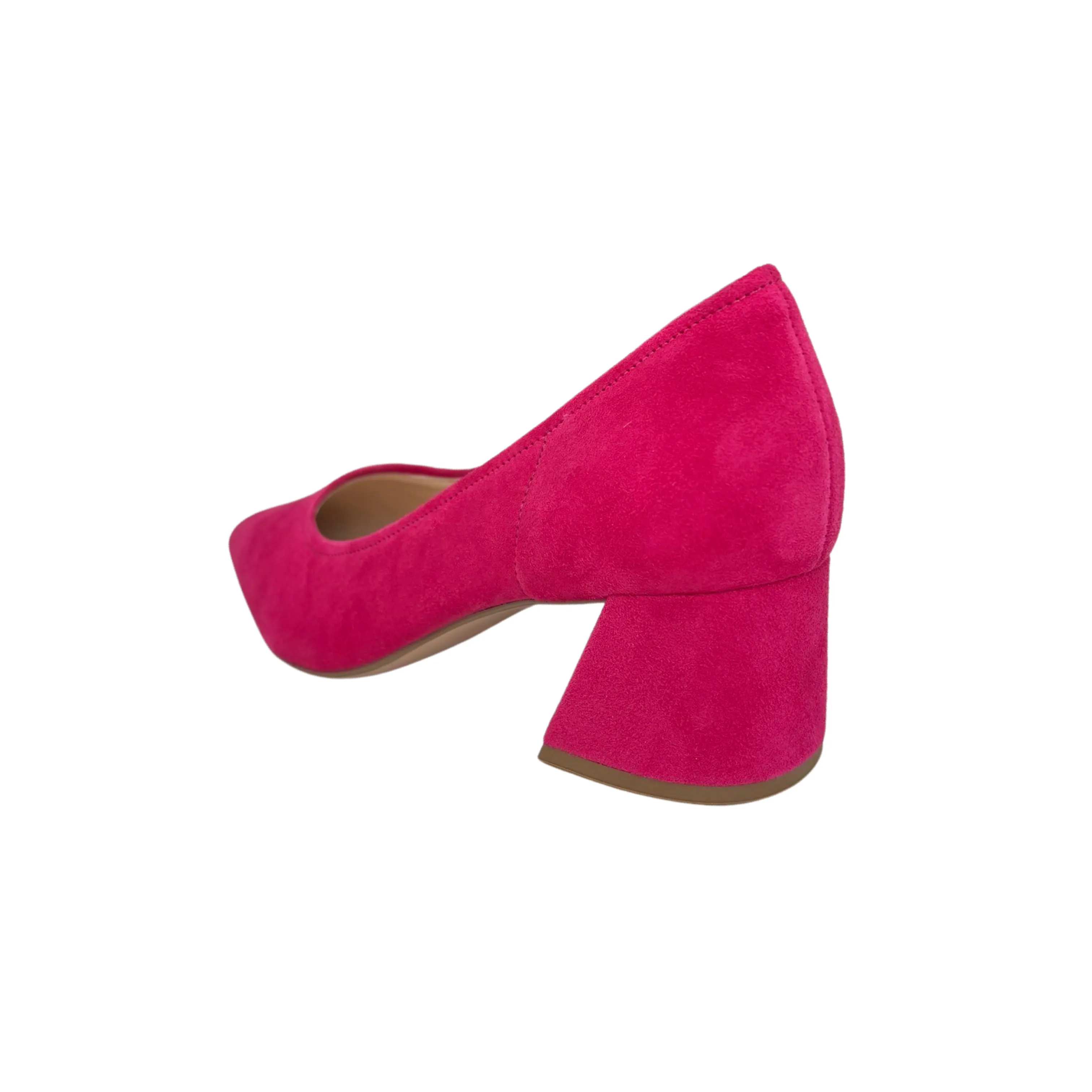 7-104500 Pink Suede Pump