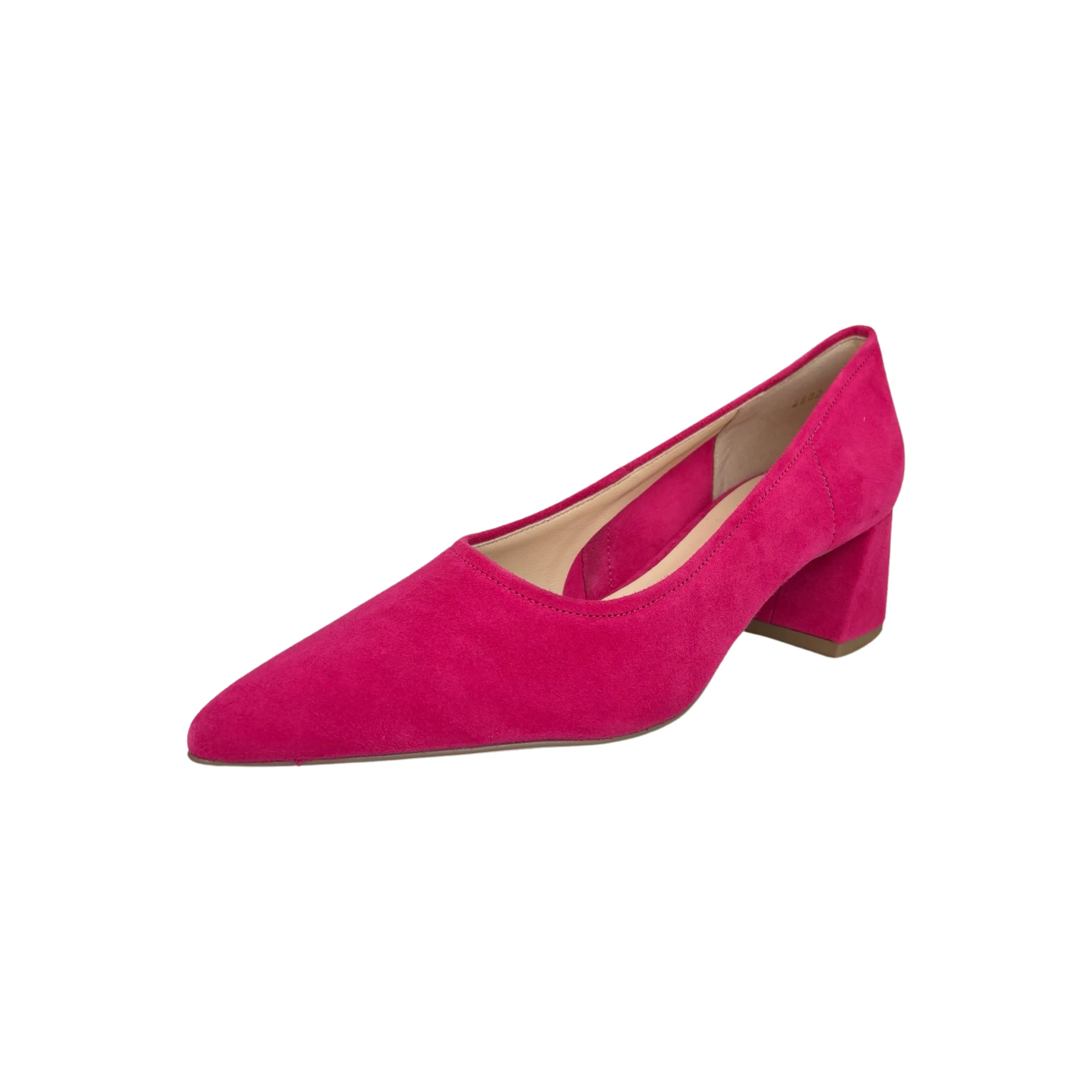 7-104500 Pink Suede Pump