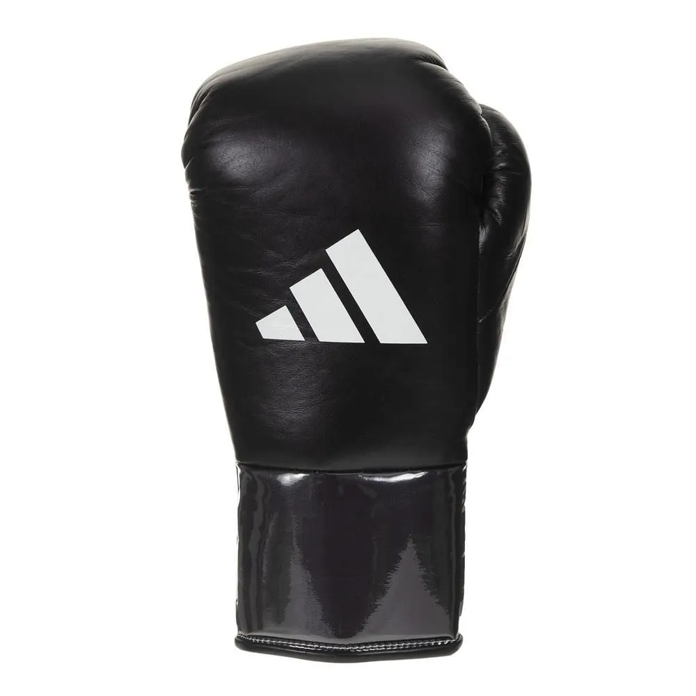 adidas AdiStar 3.0 Leather Pro Boxing Gloves BBBC Approved Metallic