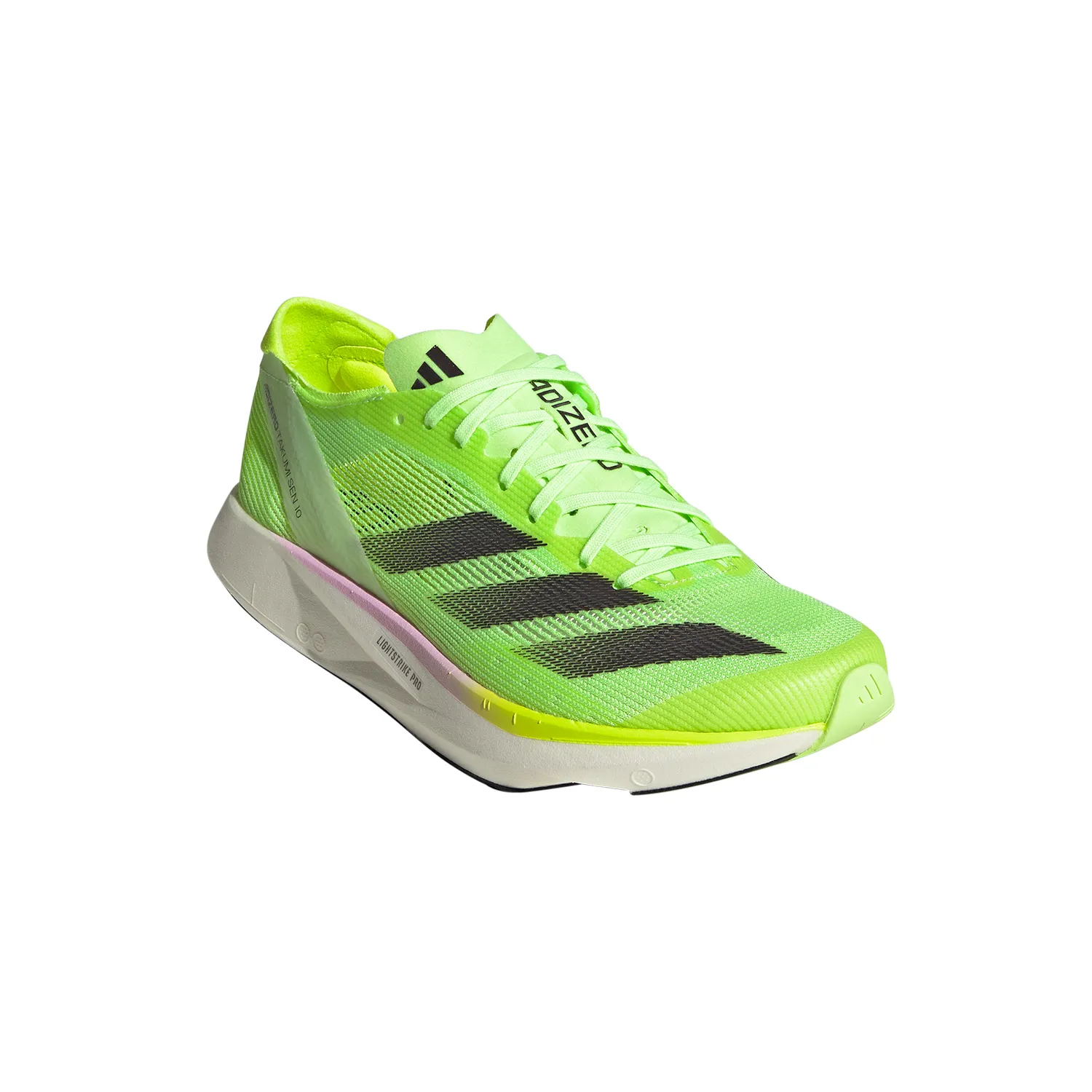 adidas adizero Takumi Sen 10  Green Spark/Aurora Met/Lucid Lemon