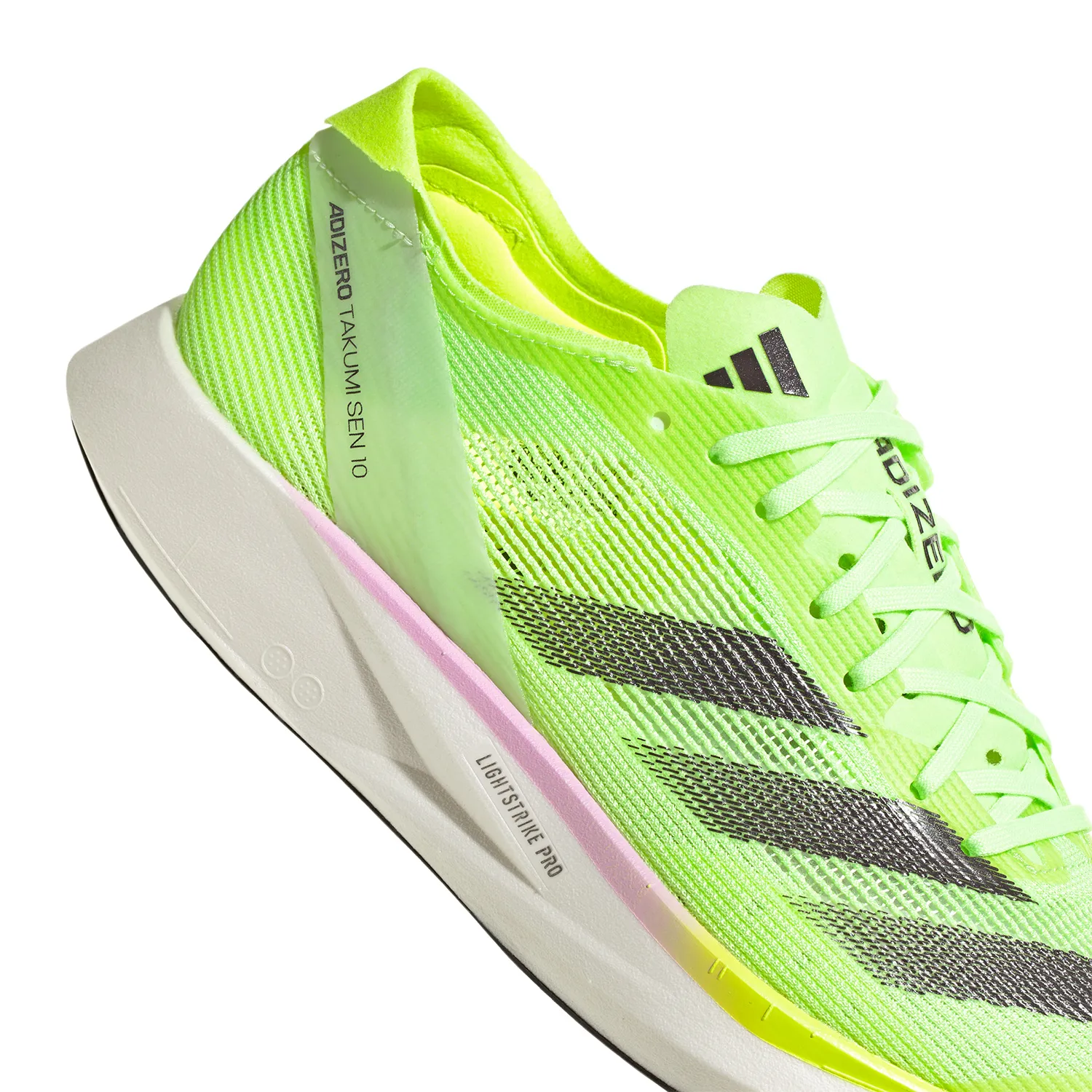 adidas adizero Takumi Sen 10  Green Spark/Aurora Met/Lucid Lemon