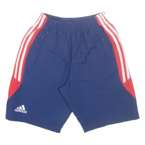 ADIDAS Mens Sports Shorts Blue XXS W24