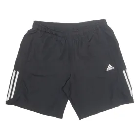 ADIDAS Mesh Lined Mens Sports Shorts Black L W32