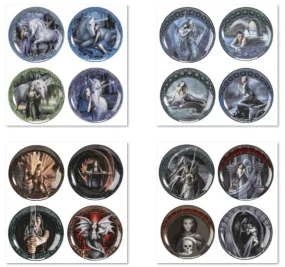 Anne Stokes Dessert Plates Full Set