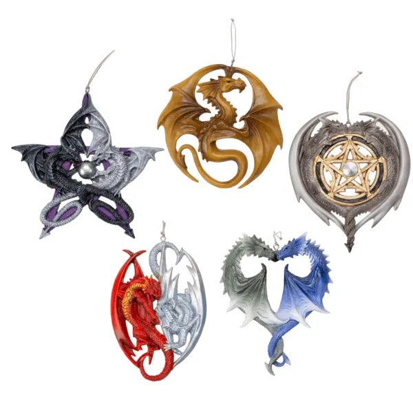 Anne Stokes Dragon Ornament Full Set