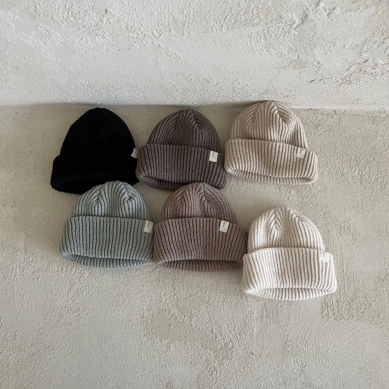 Baby Lala W24 Ribbed Knit Beanie (0-5y) - 6 Colors