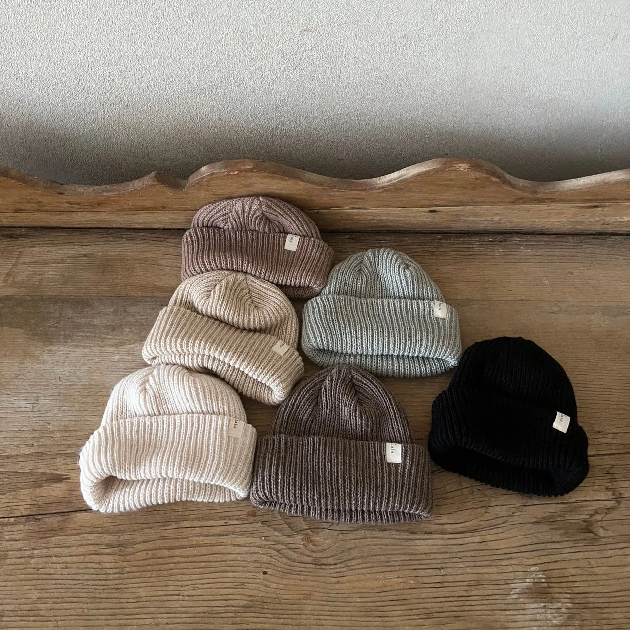 Baby Lala W24 Ribbed Knit Beanie (0-5y) - 6 Colors