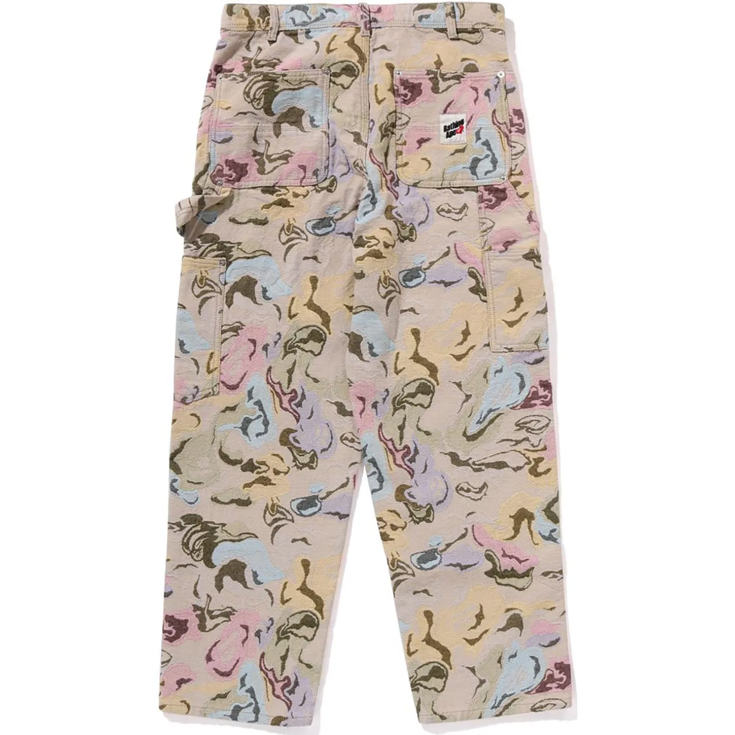 BAPE ART CAMO GOBELIN WORK PANTS MENS