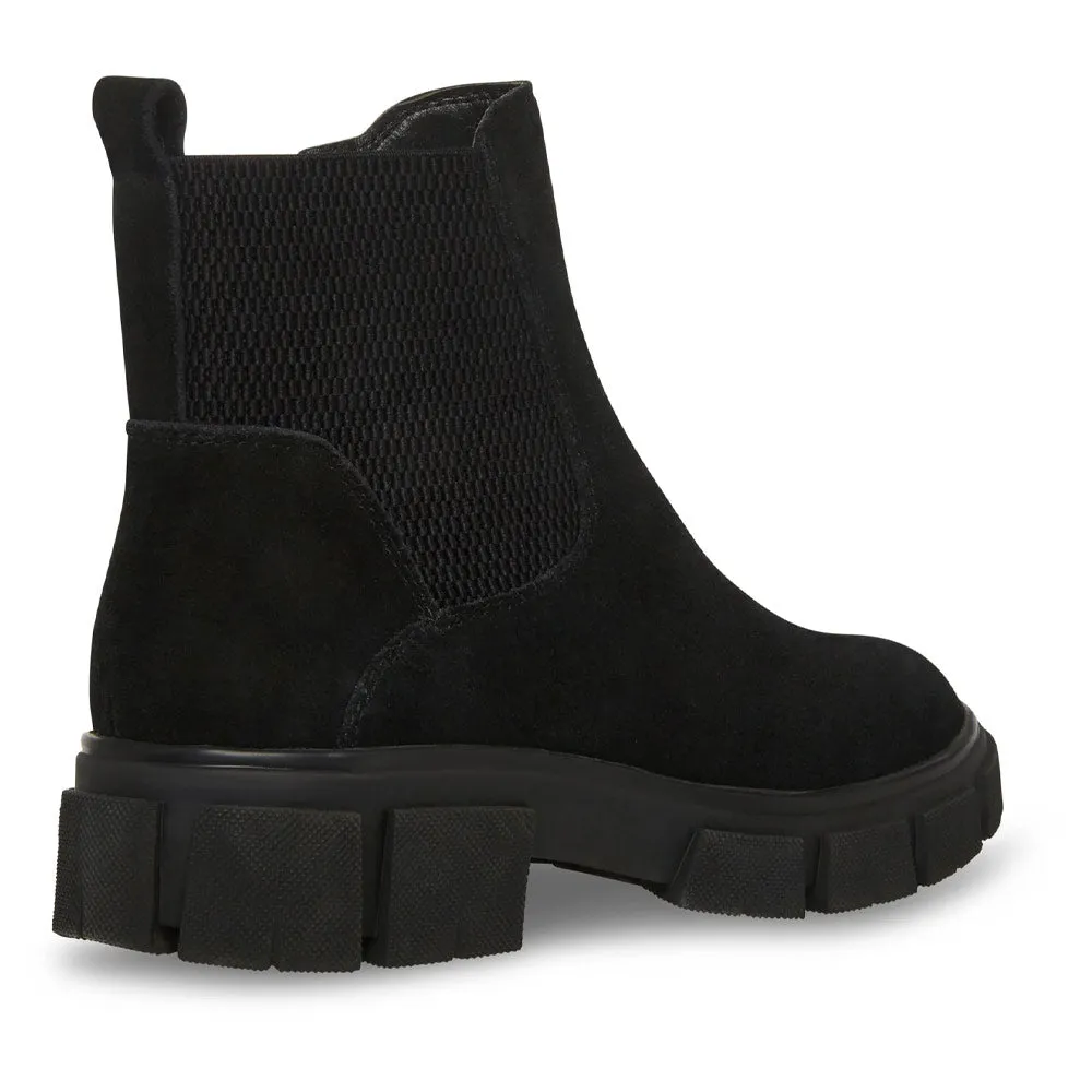 Blondo Posey Waterproof Chelsea Boot Black Suede (Women's)