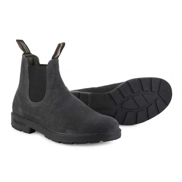 Blundstone 1910 Chelsea Boot in Steel Grey Suede