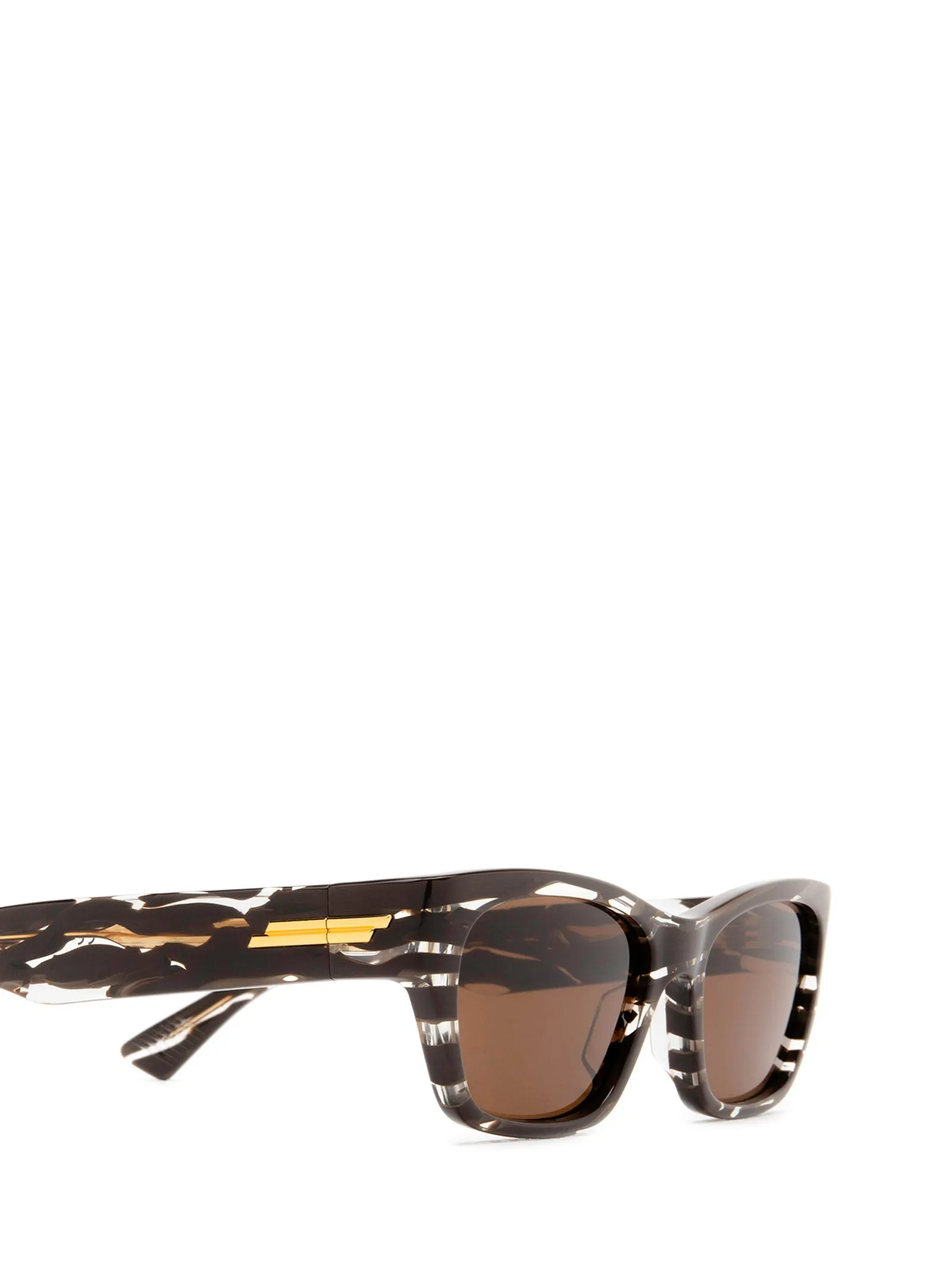 Bottega Veneta Eyewear Rectangle Frame Sunglasses