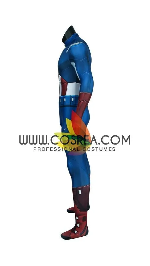 Captain America Digital Printed Cosplay Costume