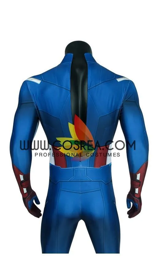 Captain America Digital Printed Cosplay Costume