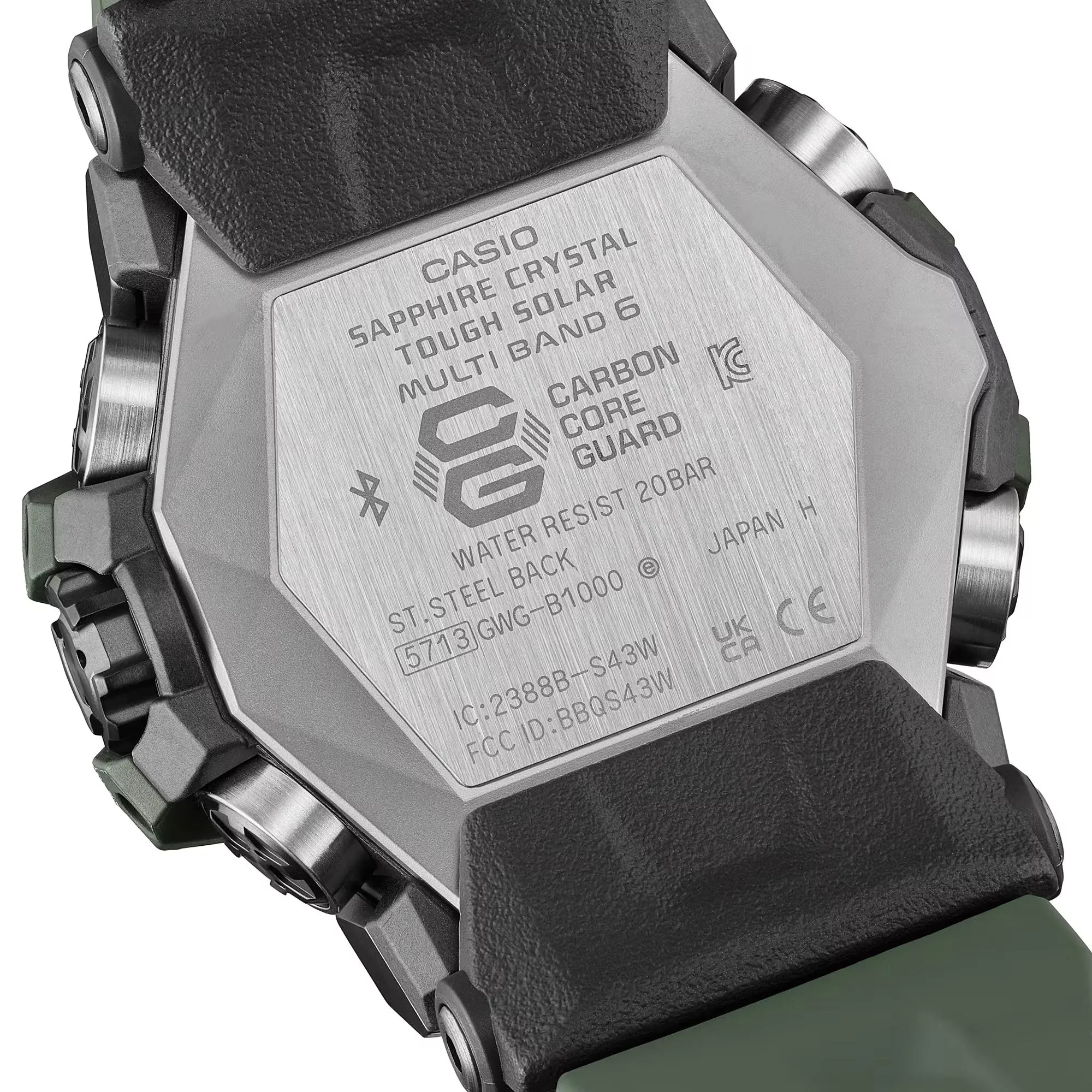 CASIO G-Shock GWGB1000-3A Green Mudmaster Bluetooth Triple Limited Watch