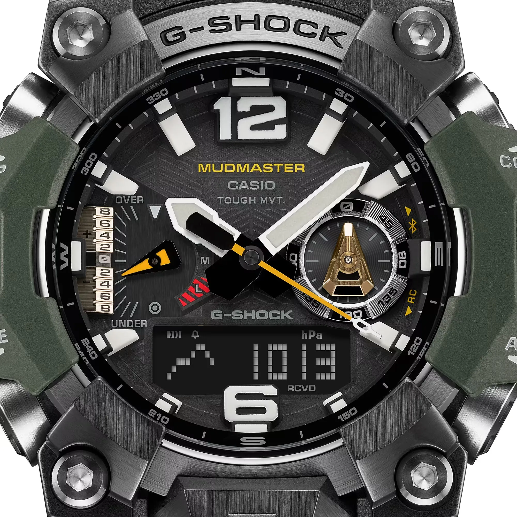 CASIO G-Shock GWGB1000-3A Green Mudmaster Bluetooth Triple Limited Watch