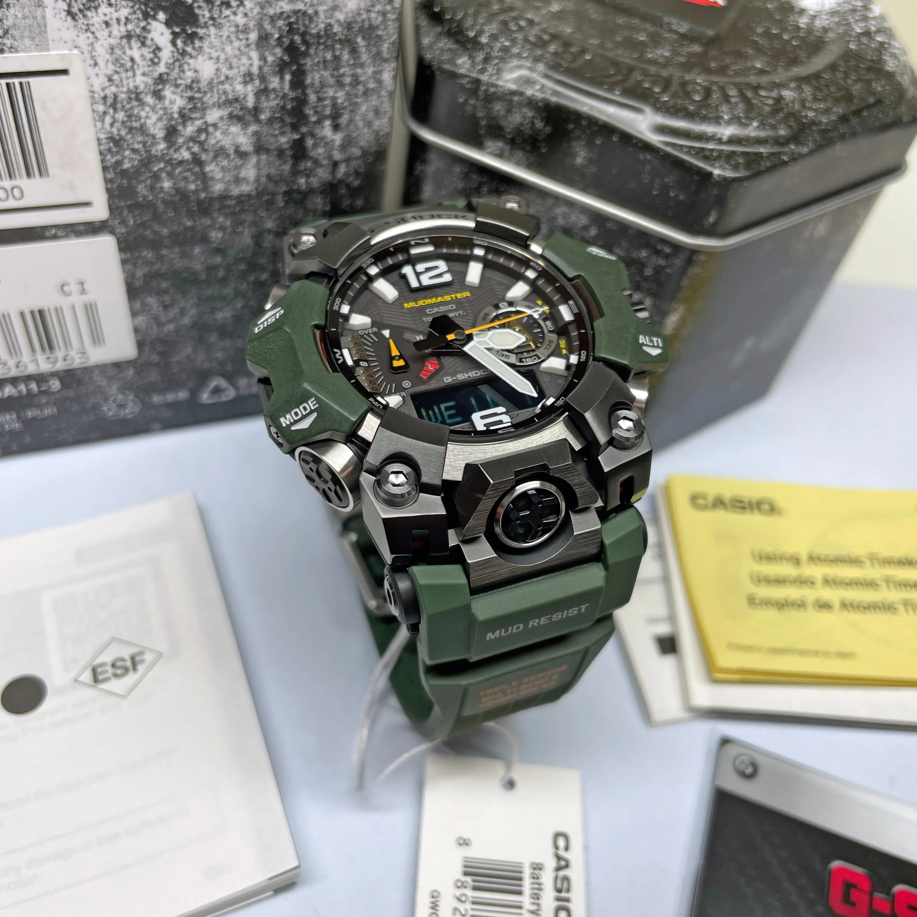 CASIO G-Shock GWGB1000-3A Green Mudmaster Bluetooth Triple Limited Watch