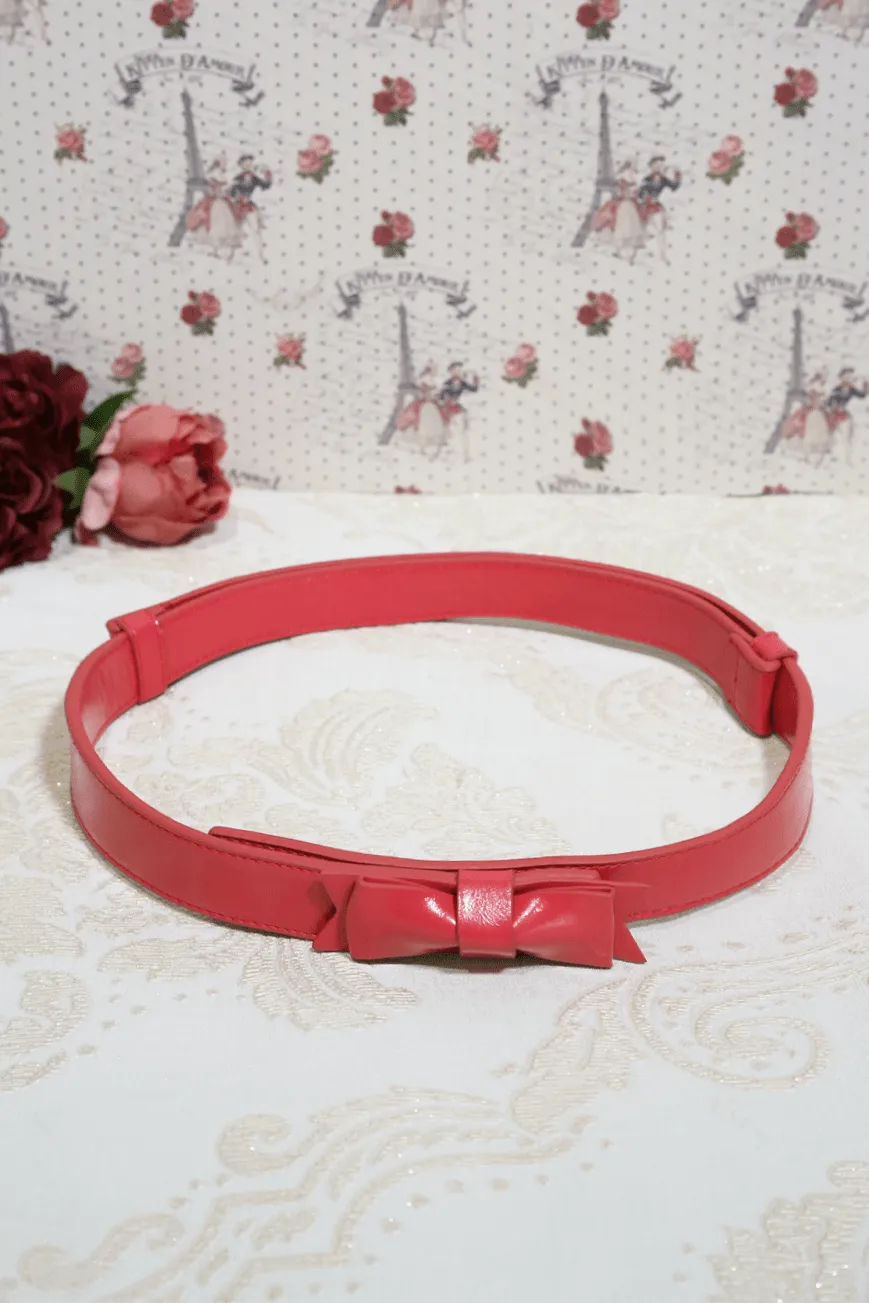 Charm School Belt (Coral)