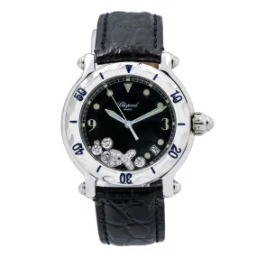 Chopard Happy Sports 8347 38mm Black Dial