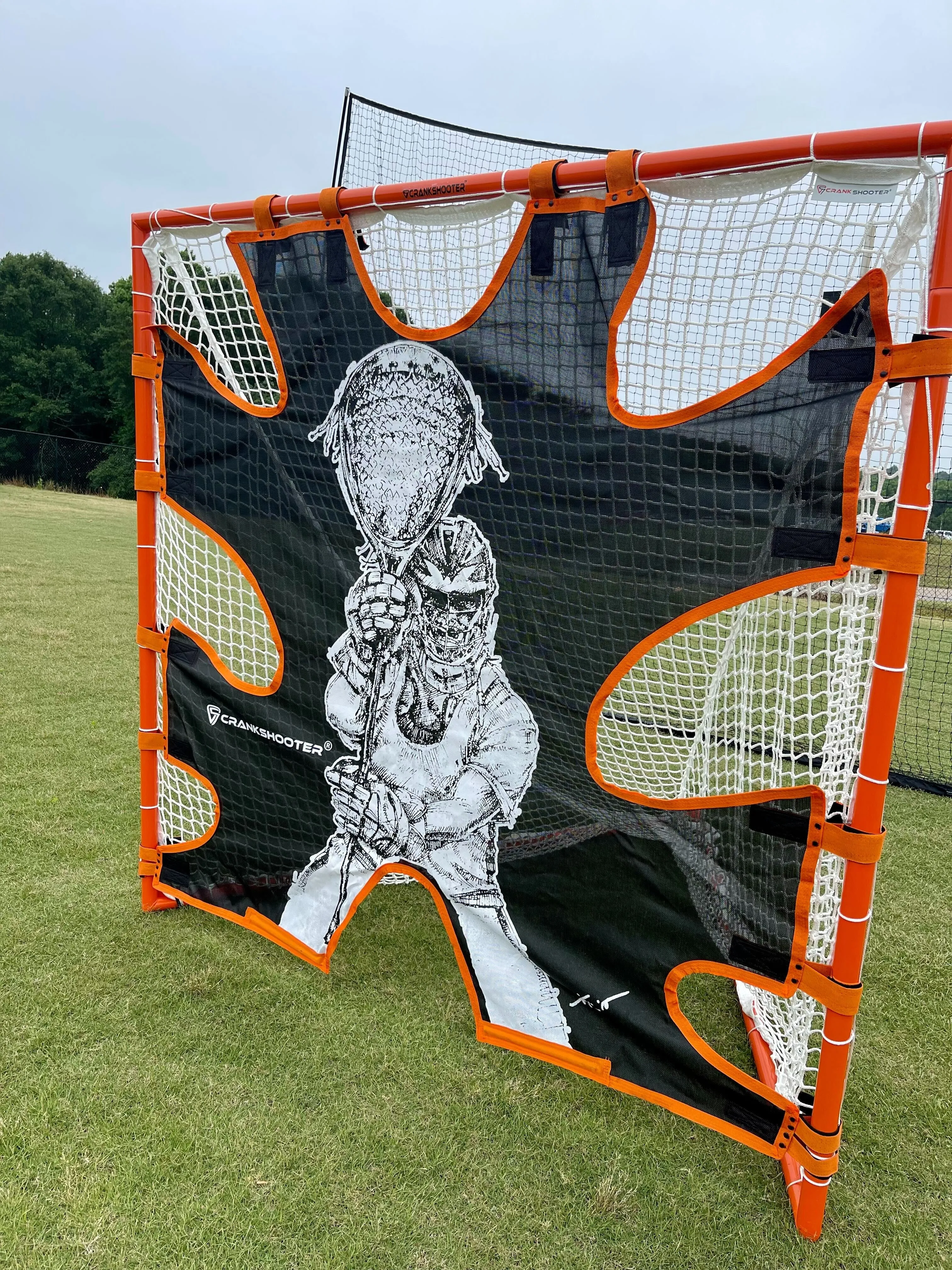 Christmas in July! - 25% OFF! - Hi-Impact Lacrosse Shot Trainer for 6'x6'x7' Goal by Crankshooter - Sale Ends 7/31 @ Midnight - 