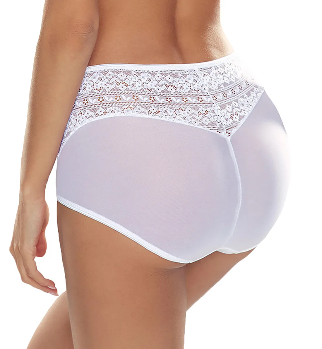 Comexim Daisy Matching High Panty (CMDAISYMP) - Brilliant White