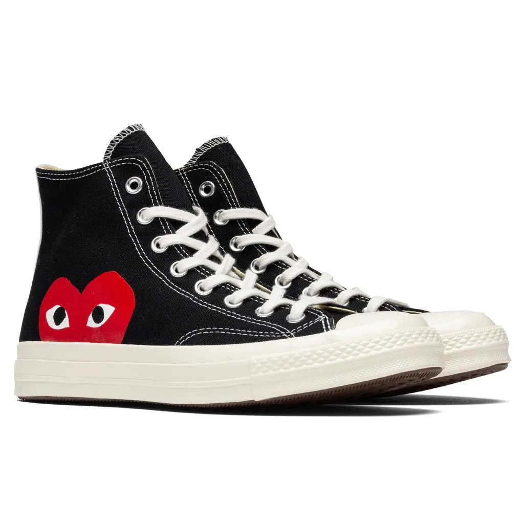 Converse x Comme Des Garcons PLAY All Star Chuck '70 Hi - Black