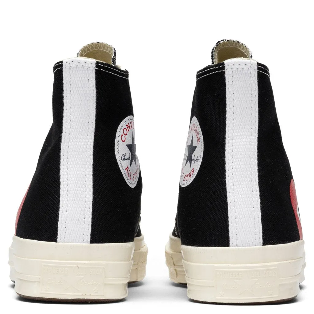 Converse x Comme Des Garcons PLAY All Star Chuck '70 Hi - Black