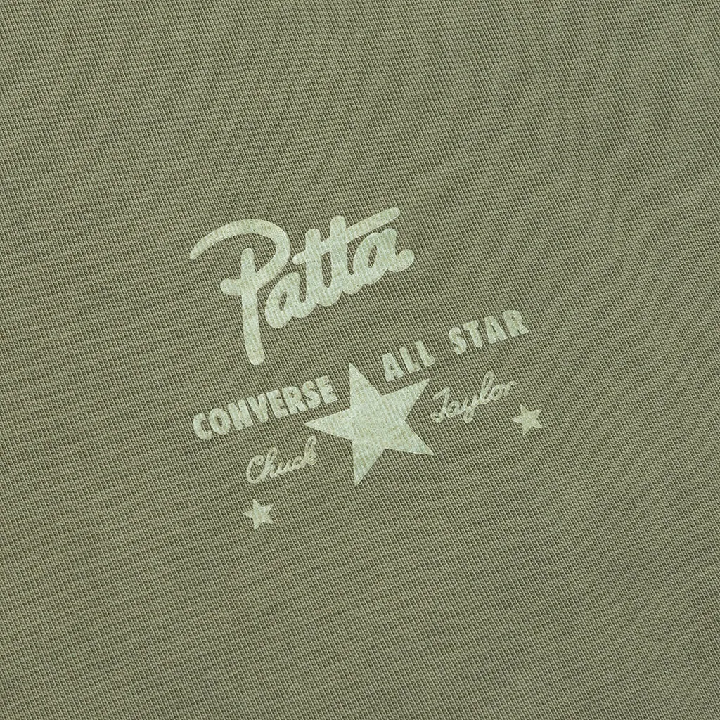 Converse x Patta Four-Leaf Clover Short Sleeve T-Shirt  - Burnt Olive