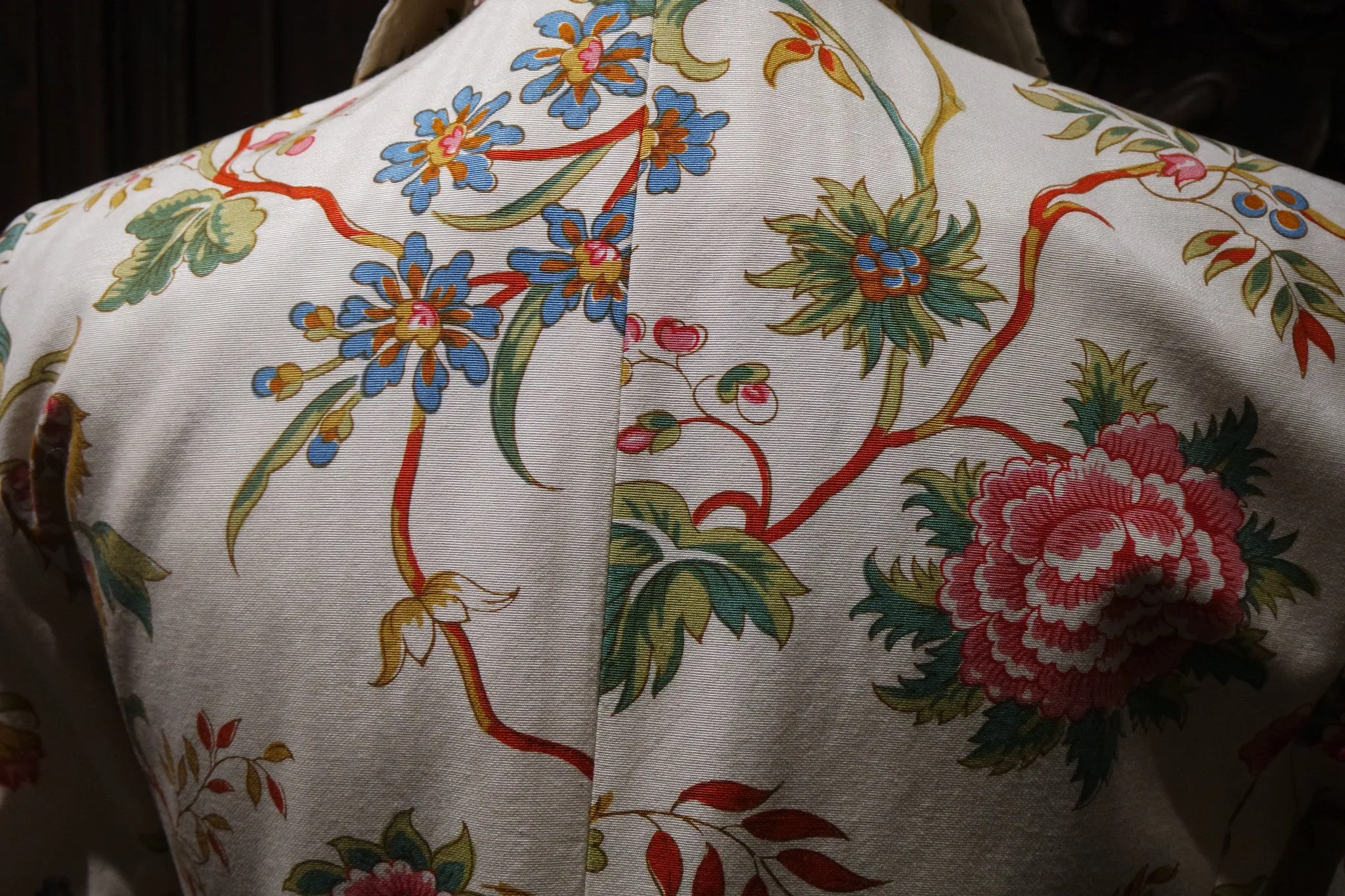 Custom Quadrille Silk English Jacket - Floral