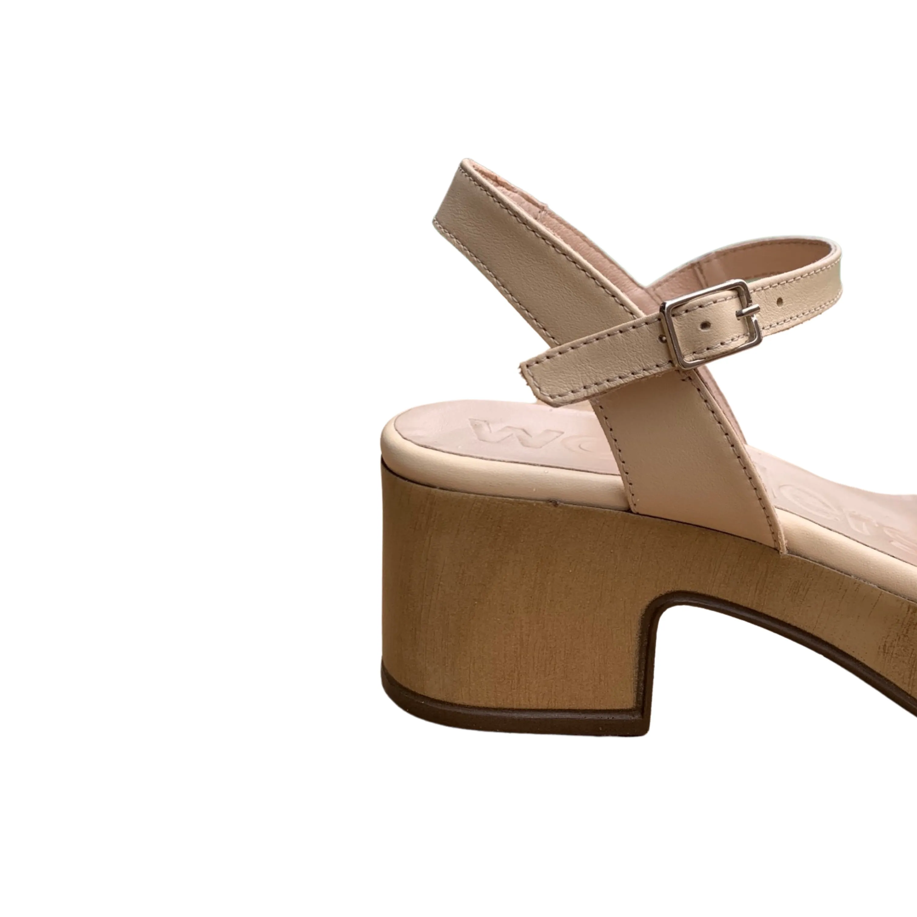 D8830 Natural Block Heel