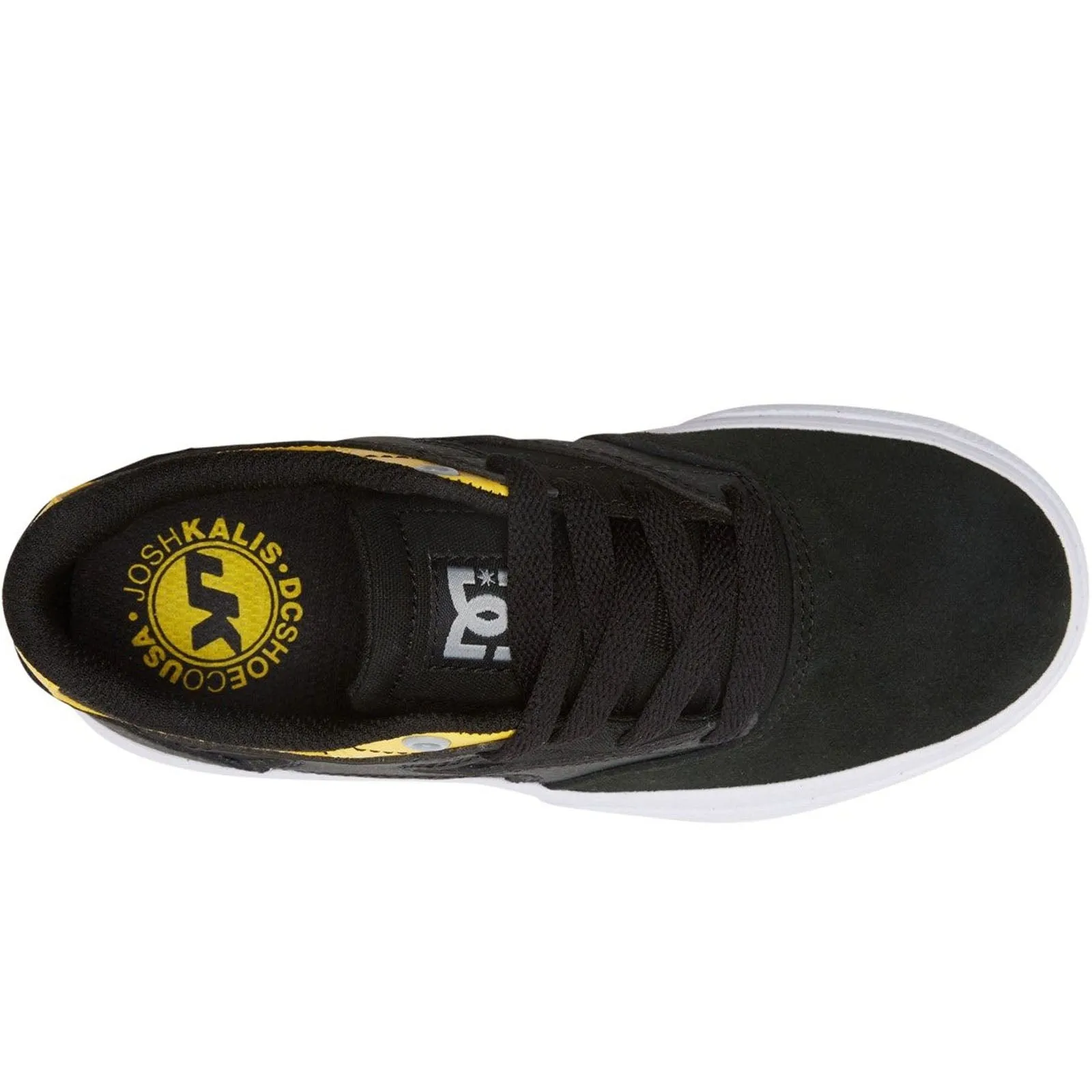 DC Shoes Kids Kalis Vulc Low Rise Suede Trainers