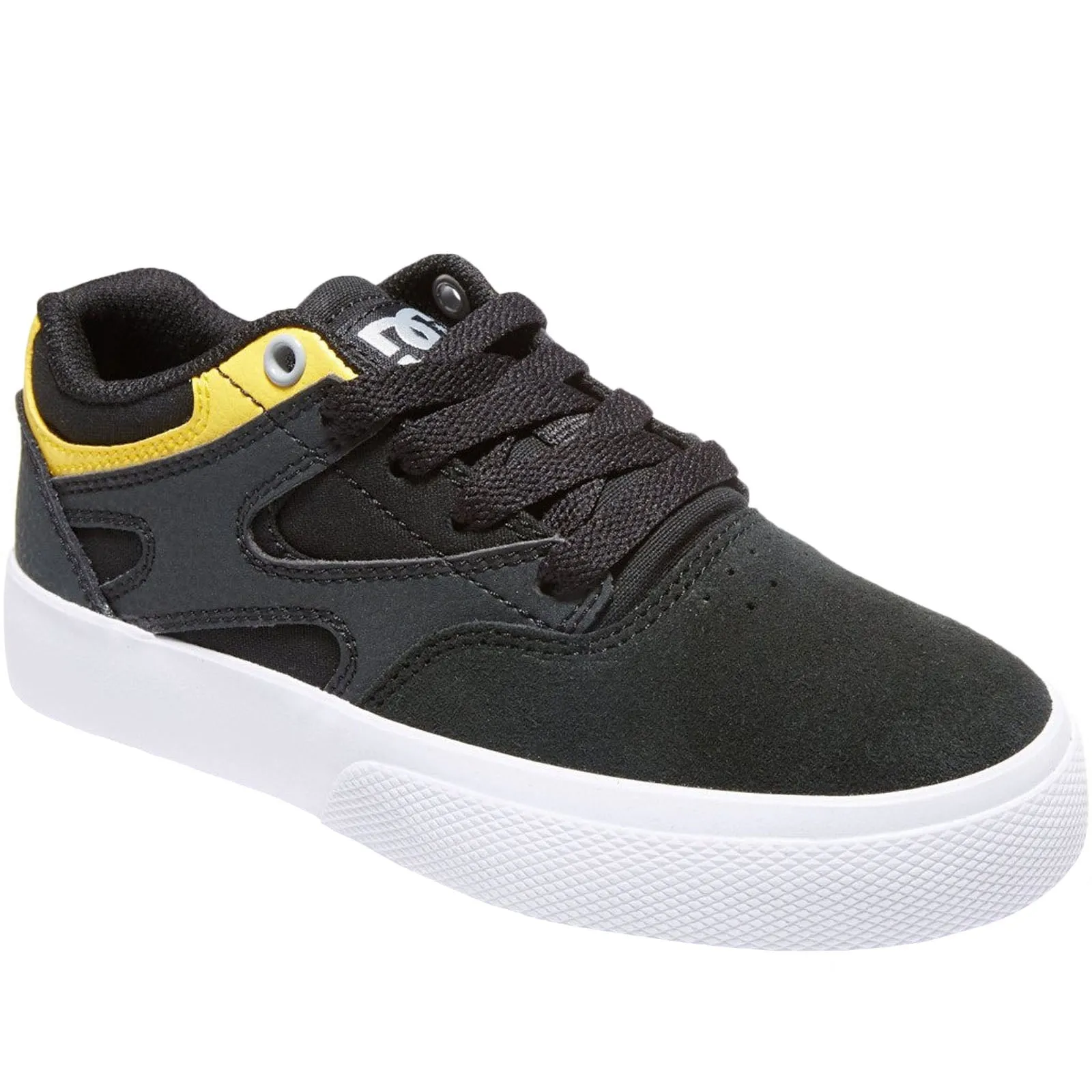 DC Shoes Kids Kalis Vulc Low Rise Suede Trainers