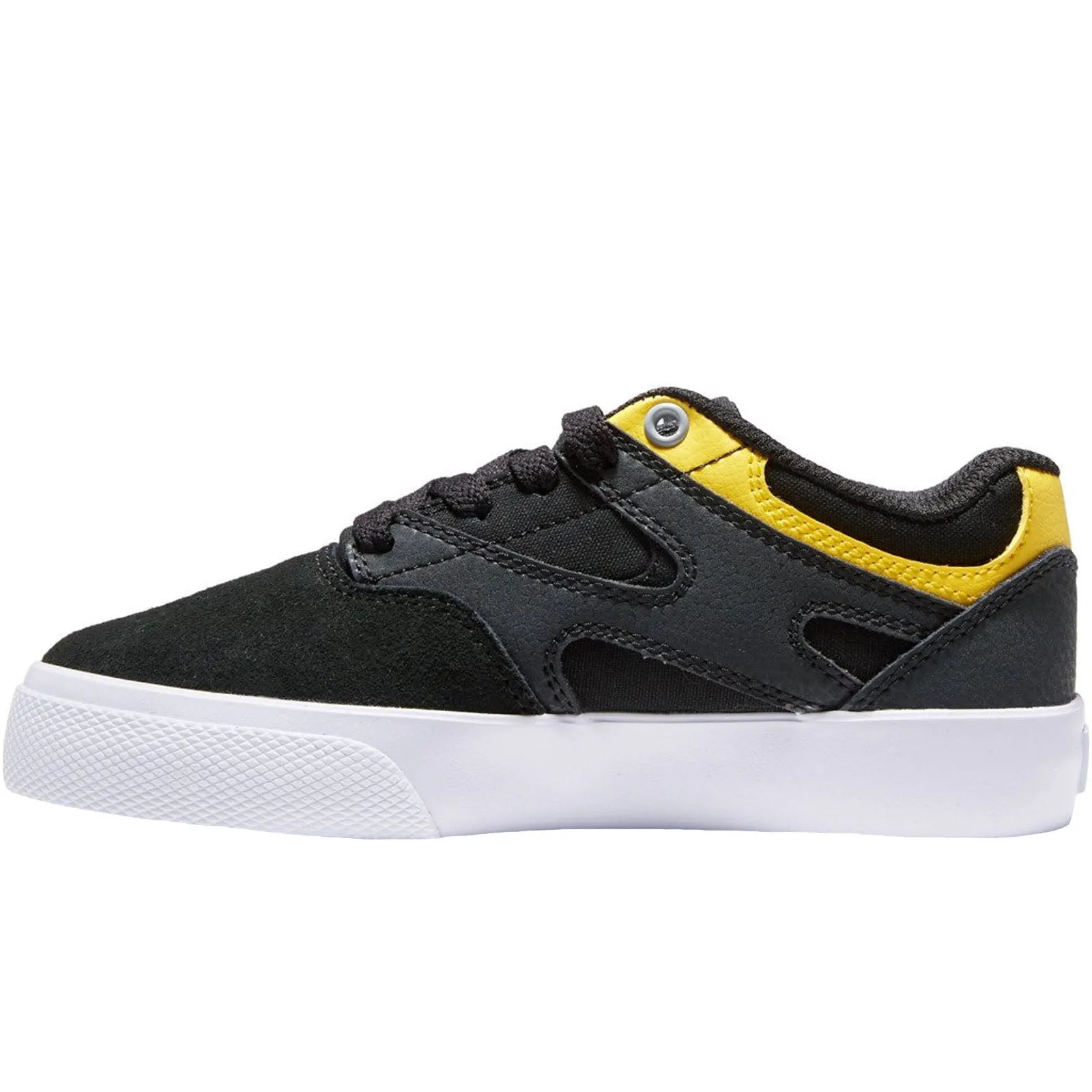 DC Shoes Kids Kalis Vulc Low Rise Suede Trainers