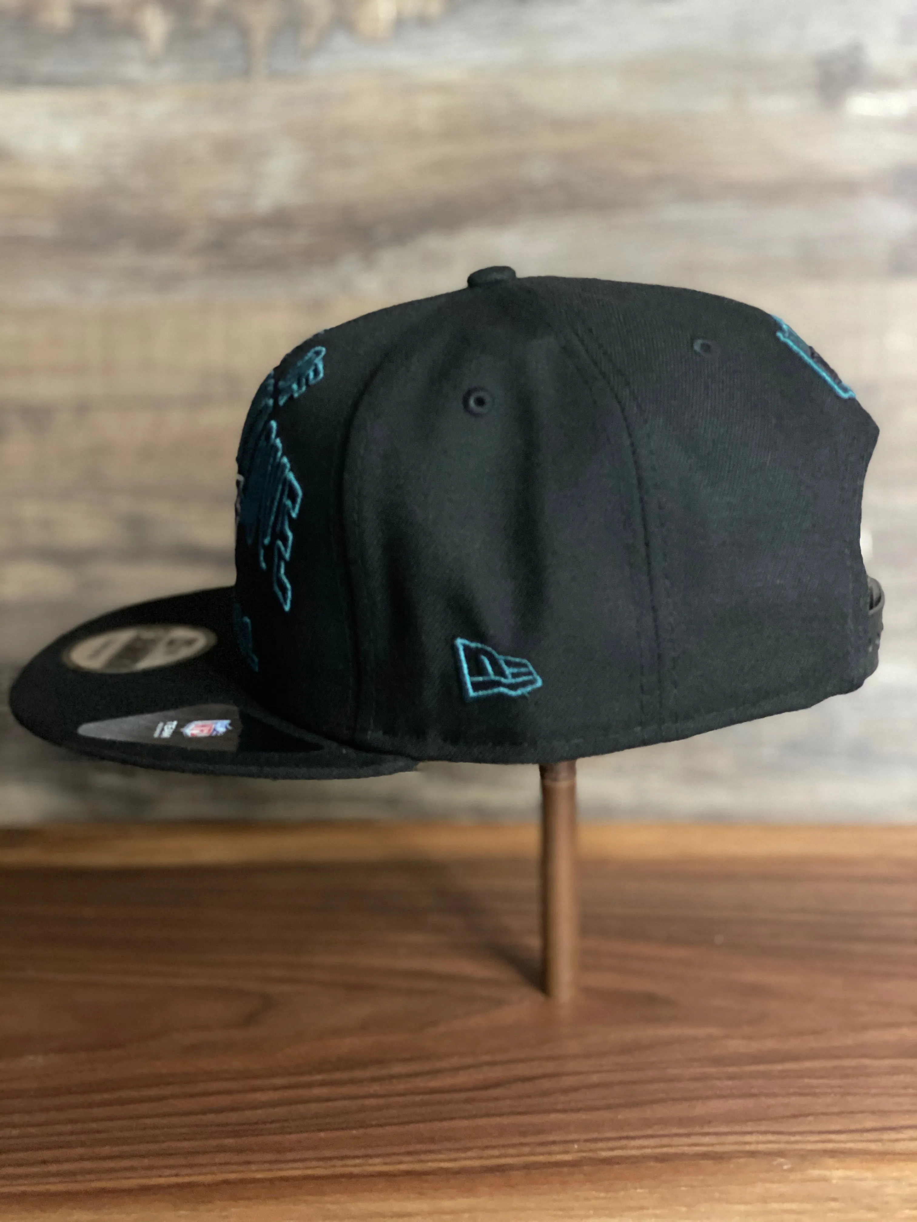 EAGLES  SNAP BACK HAT | 2020 DRAFT HAT | PHILLY EAGLES BLACK 9FIFTY SNAPBACK ALTERNATE DRAFT HAT