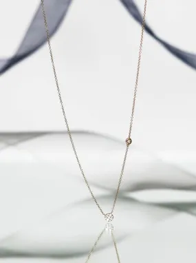 ELLIE DOUBLE DAIMOND NECKLACE