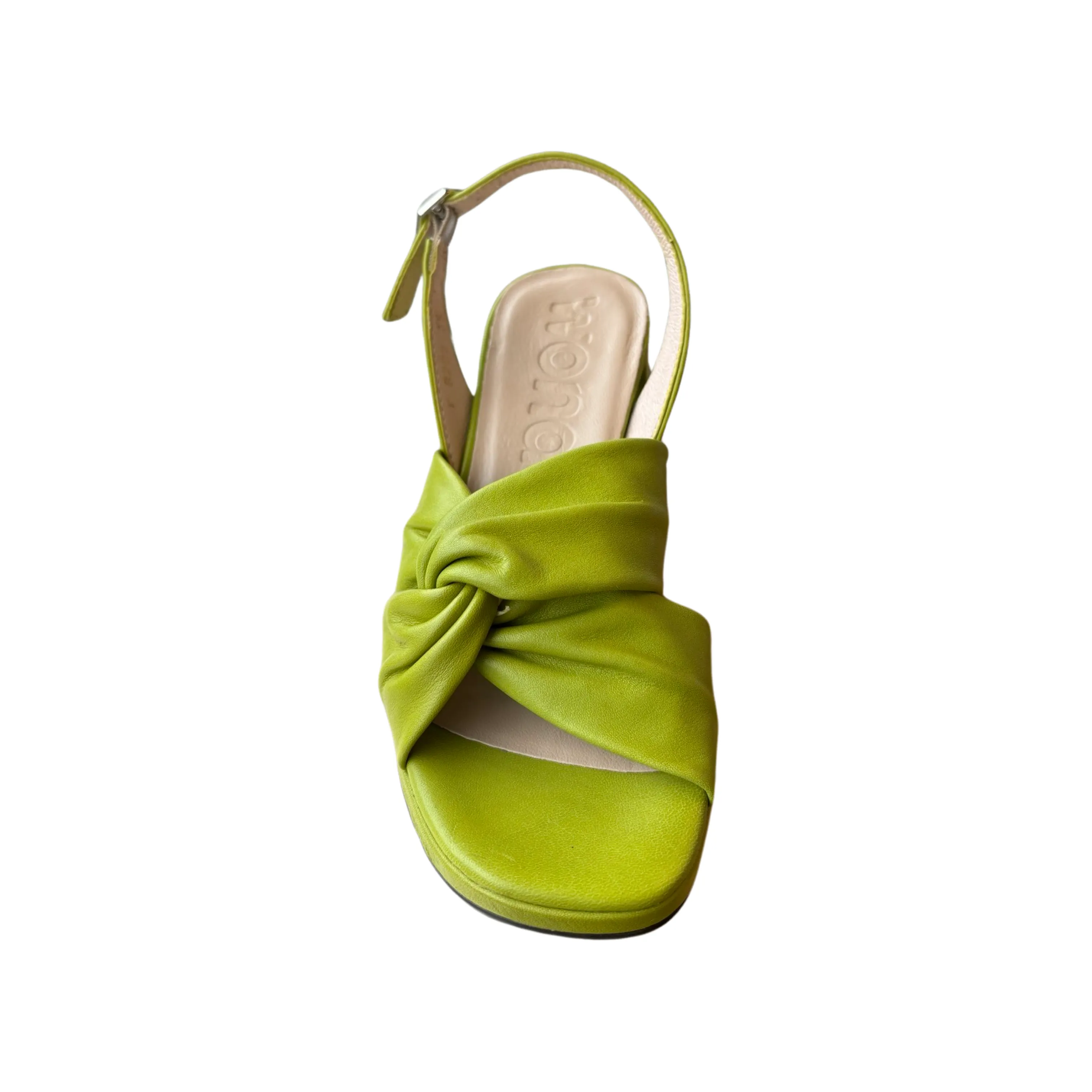 F8202 Twist Apple Block Heel