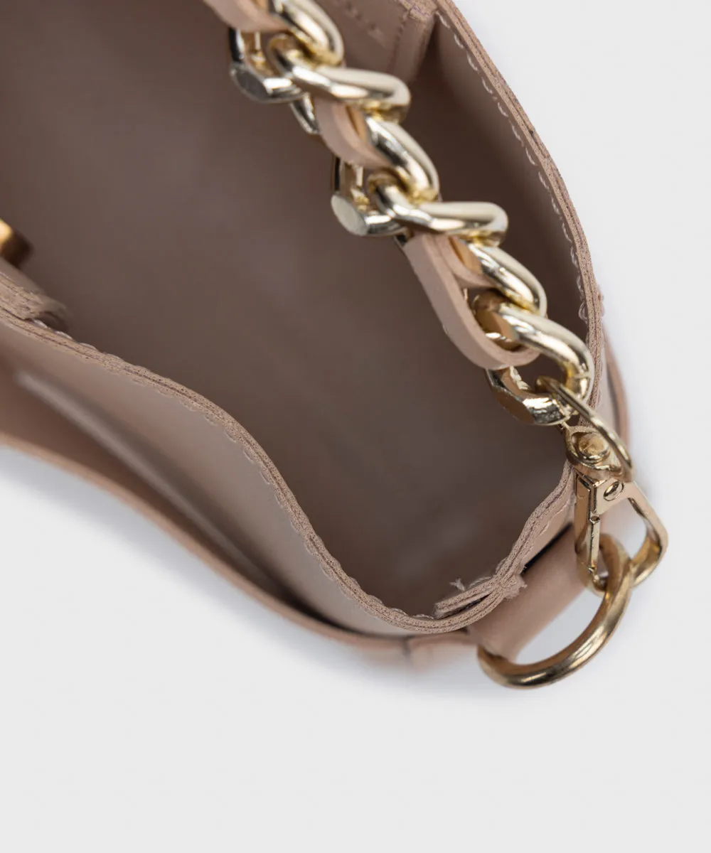 Faux Leather Crossbody Bag