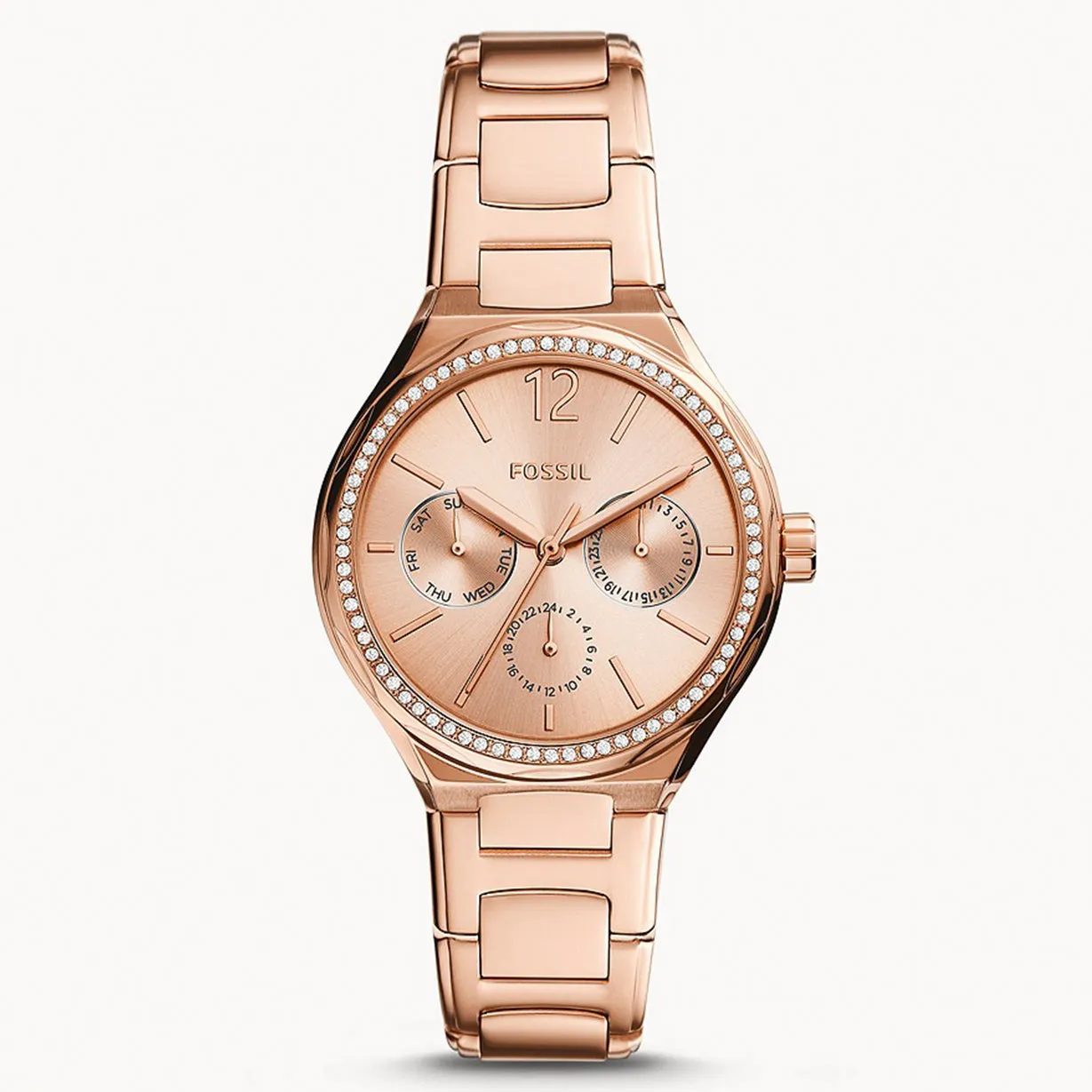 Fossil Eevie Rose Gold Dial Women's Watch 36mm