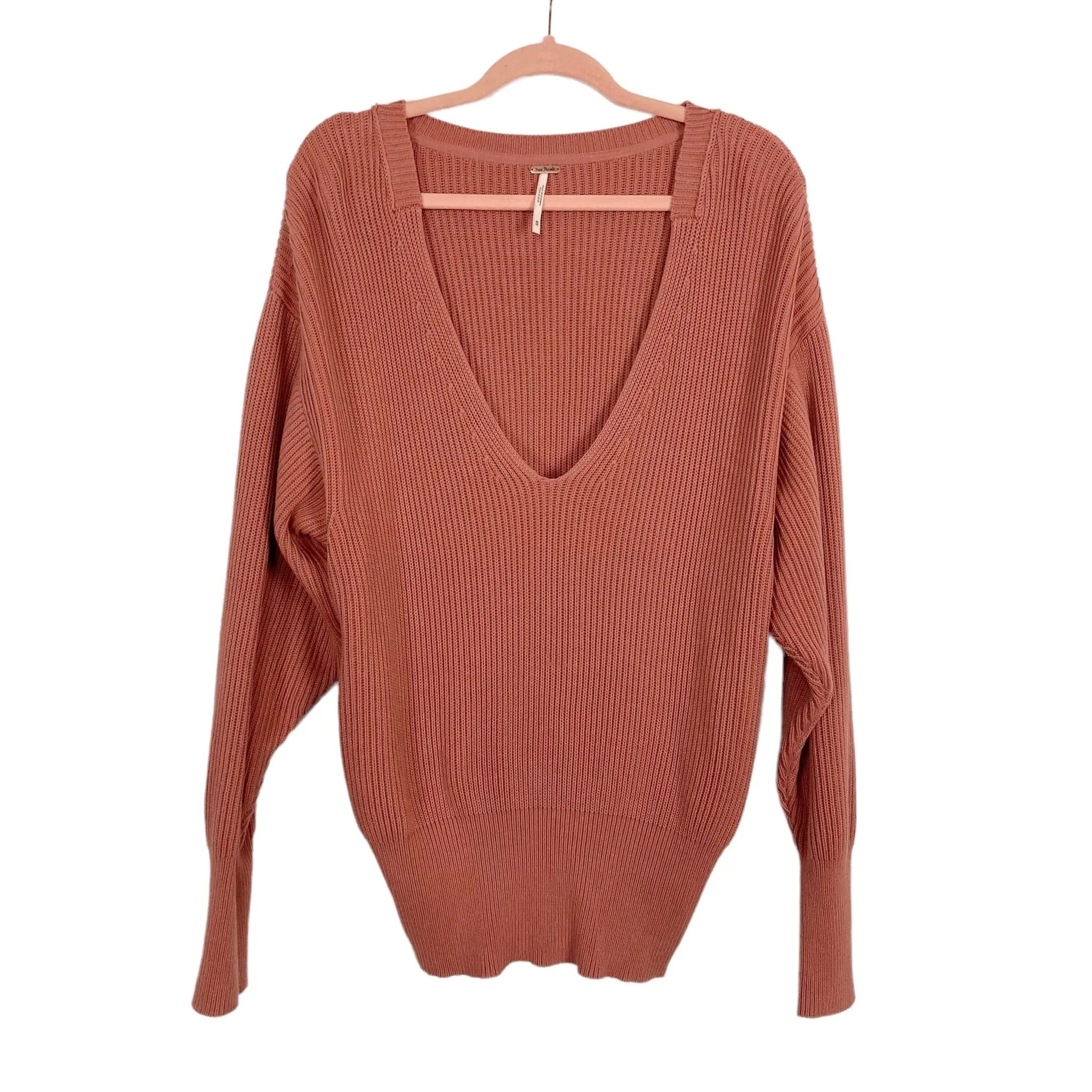 Free People V-Neck Sweater- Size M