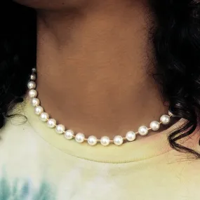 Full Gold Pearl Chain