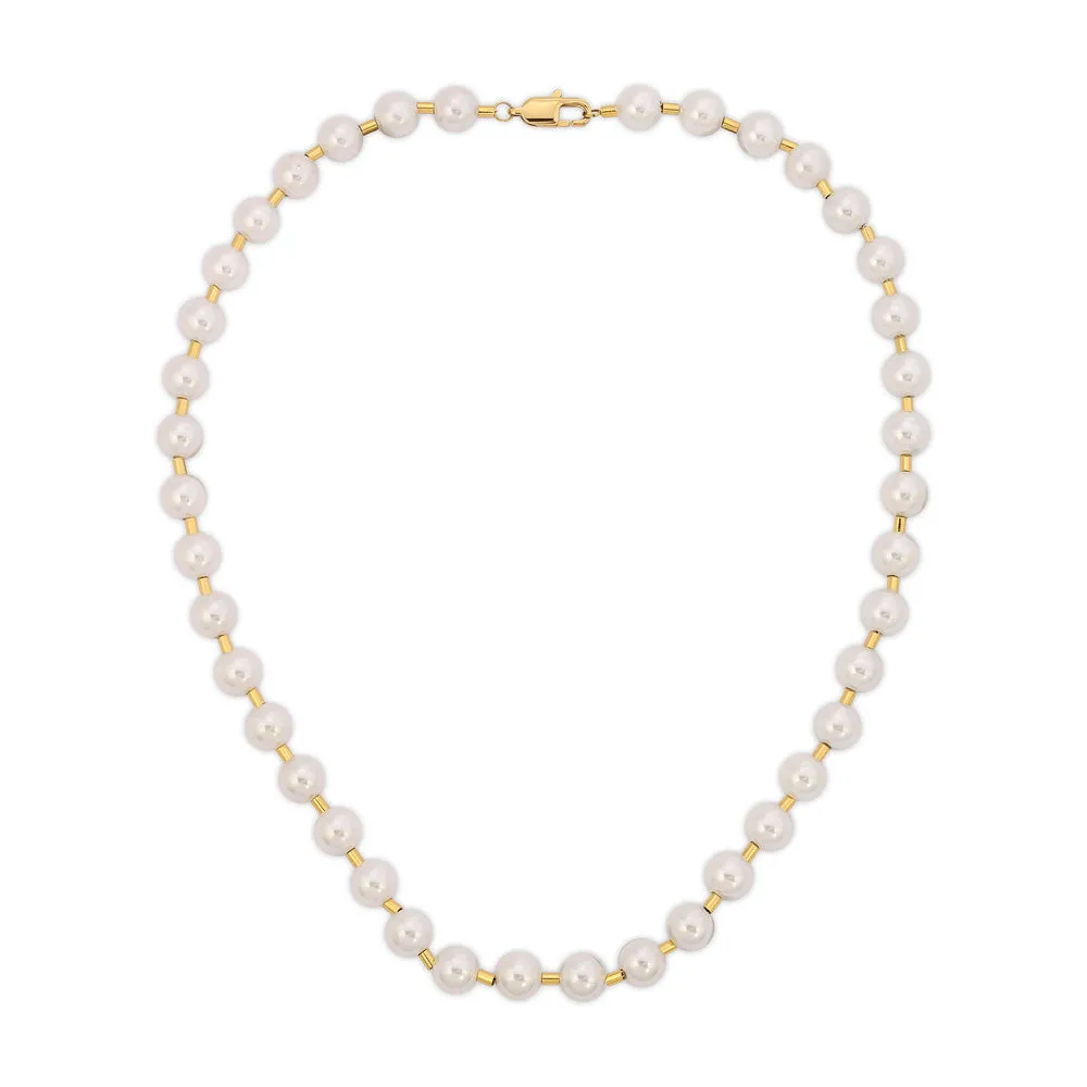 Full Gold Pearl Chain