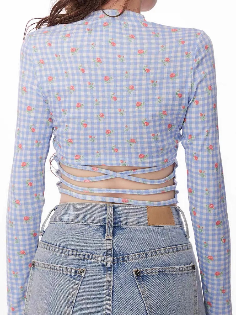 Full print crop top