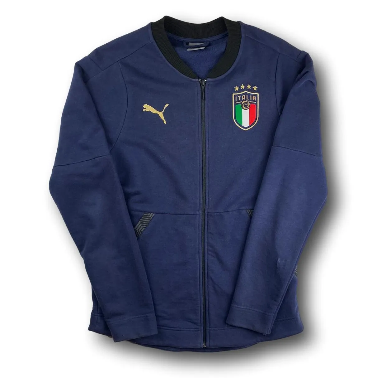 Fussballpullover - Italien - 2020-21 - Einlauf - M - Puma