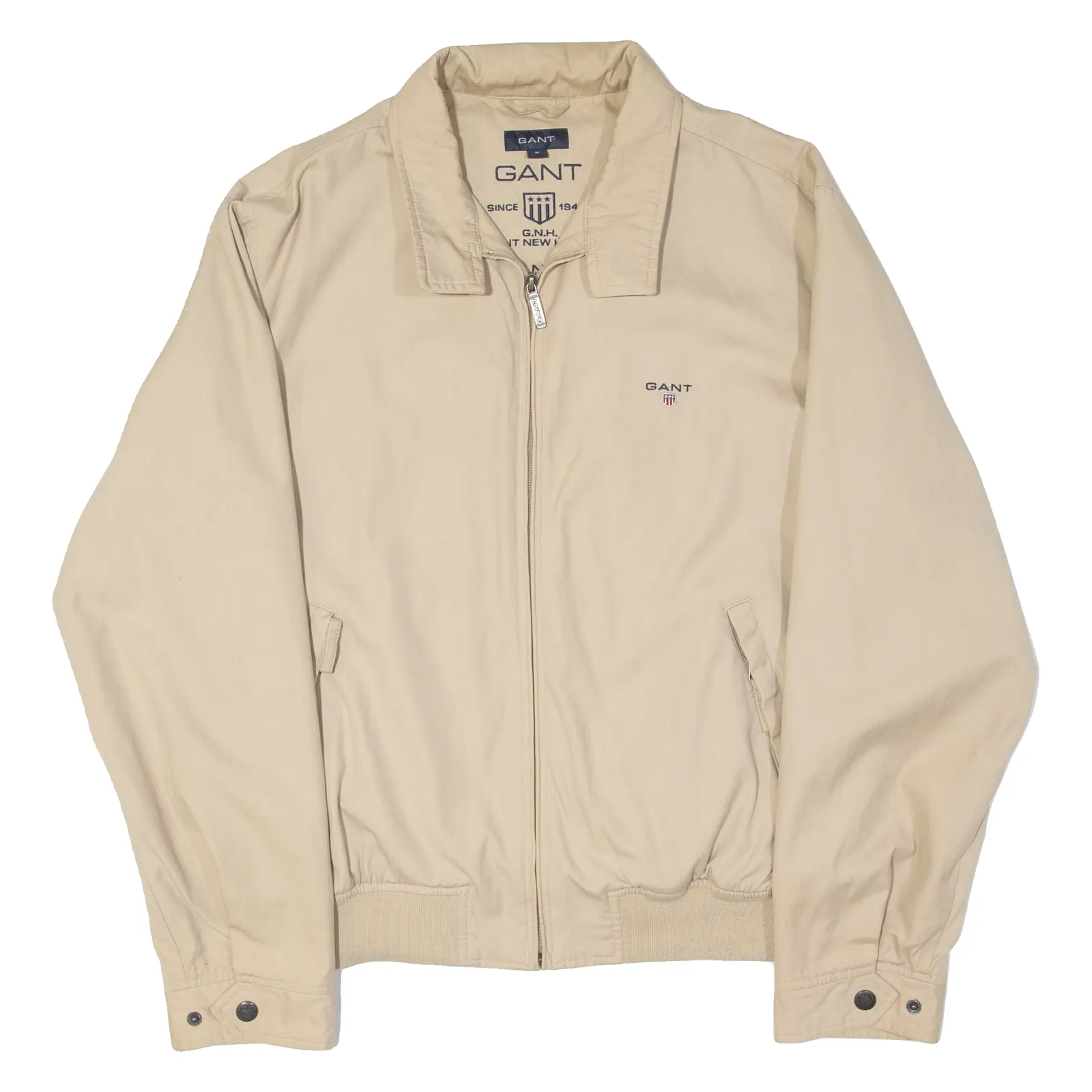 GANT Mens Bomber Jacket Beige M