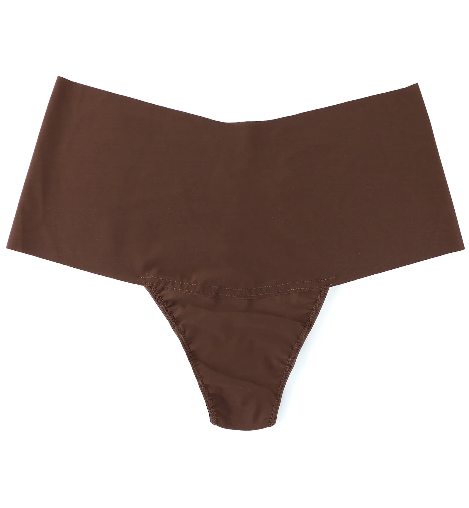 Hanky Panky BreatheSoft Hi-Rise Thong (6J1921B) - Mahogany