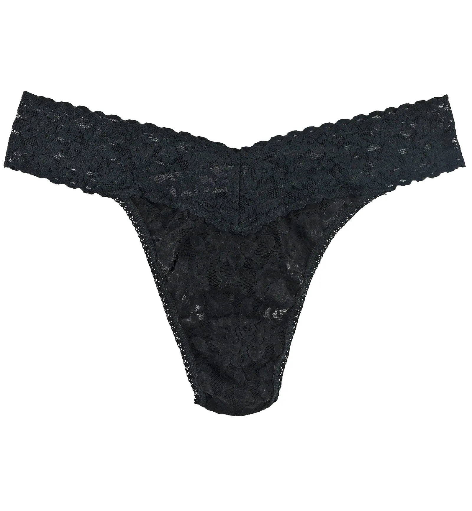 Hanky Panky Signature Lace Original Rise Thong (4811P) - Black