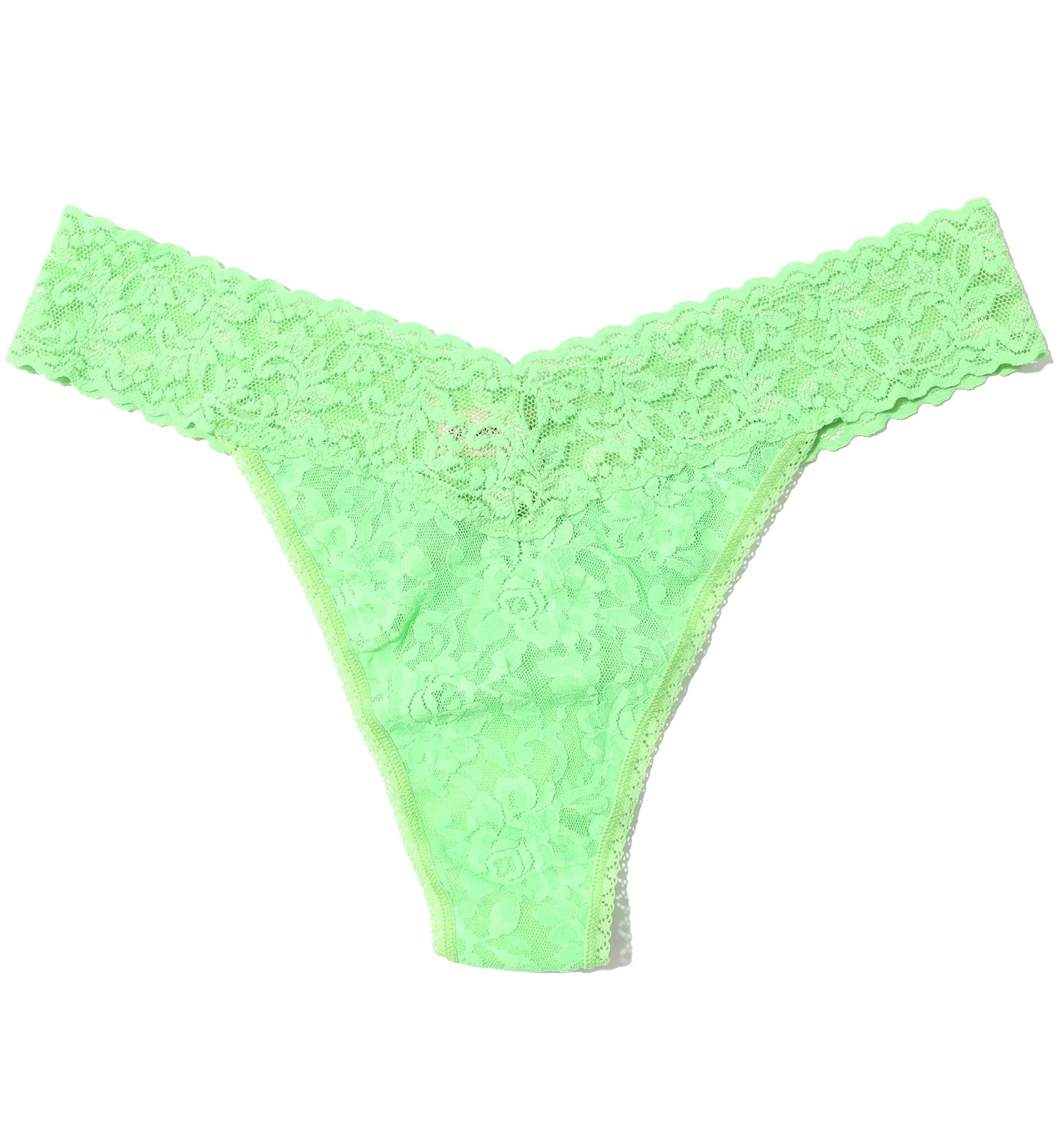 Hanky Panky Signature Lace Original Rise Thong (4811P) - Kiwi Punch