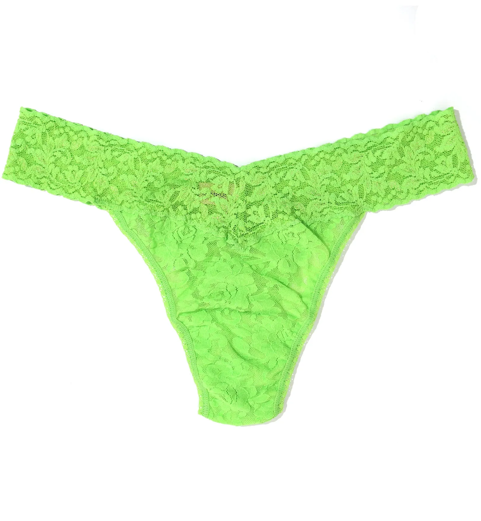 Hanky Panky Signature Lace Original Rise Thong (4811P) - Lush Green